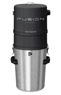 Fusion central vacuum - 700 AW with large capacity canister