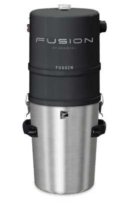 Fusion central vacuum - 800 AW with large capacity canister