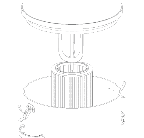 Aspirateur central commercial – Cyclonik 3.9 HP avec une grande cuve | Aspirateur central commercial – Cyclonik 3.9 HP avec une grande cuve