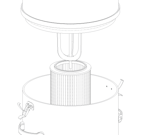 Aspirateur central commercial – Cyclonik 3.46 HP avec une grande cuve | Aspirateur central commercial – Cyclonik 3.46 HP avec une grande cuve