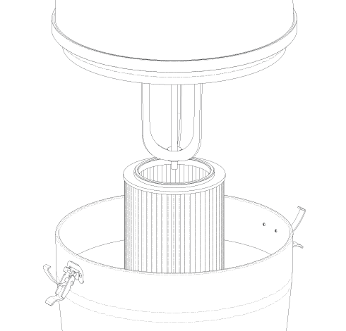 Central vacuum separator | Central vacuum separator