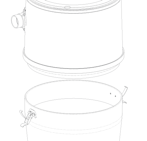 Central vacuum separator | Central vacuum separator