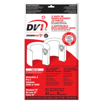 Sacs de récupération jetables pour aspirateur central Sacs de récupération jetables pour aspirateur central