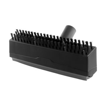 Central vacuum reversible brush-squeegee