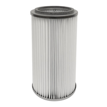 Central vacuum large cartridge filter