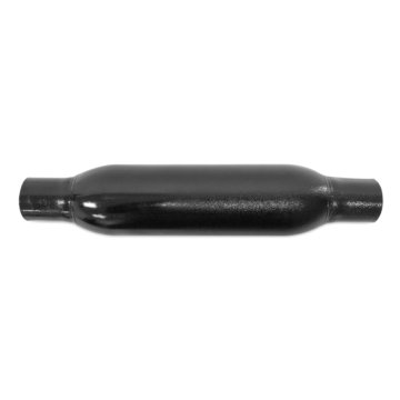 Central vacuum metal exhaust muffler