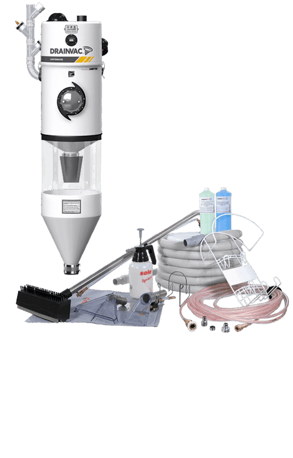 Central vacuum Automatik Central Vacuum 3.9 HP with Cleaning Kit