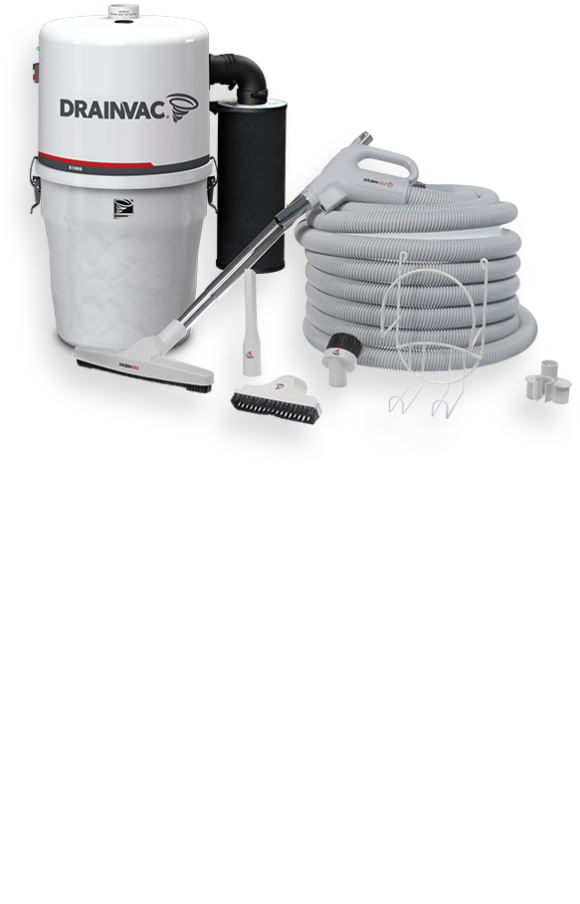 Central vacuum S1000 S1000 central vacuum 800 AW Drainvac