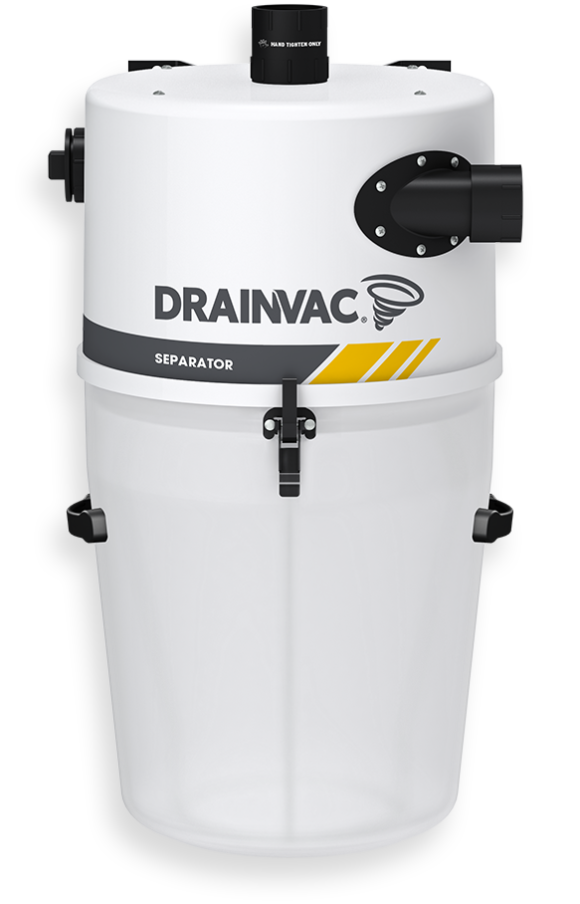 Central vacuum Separators Central vacuum separator… Drainvac