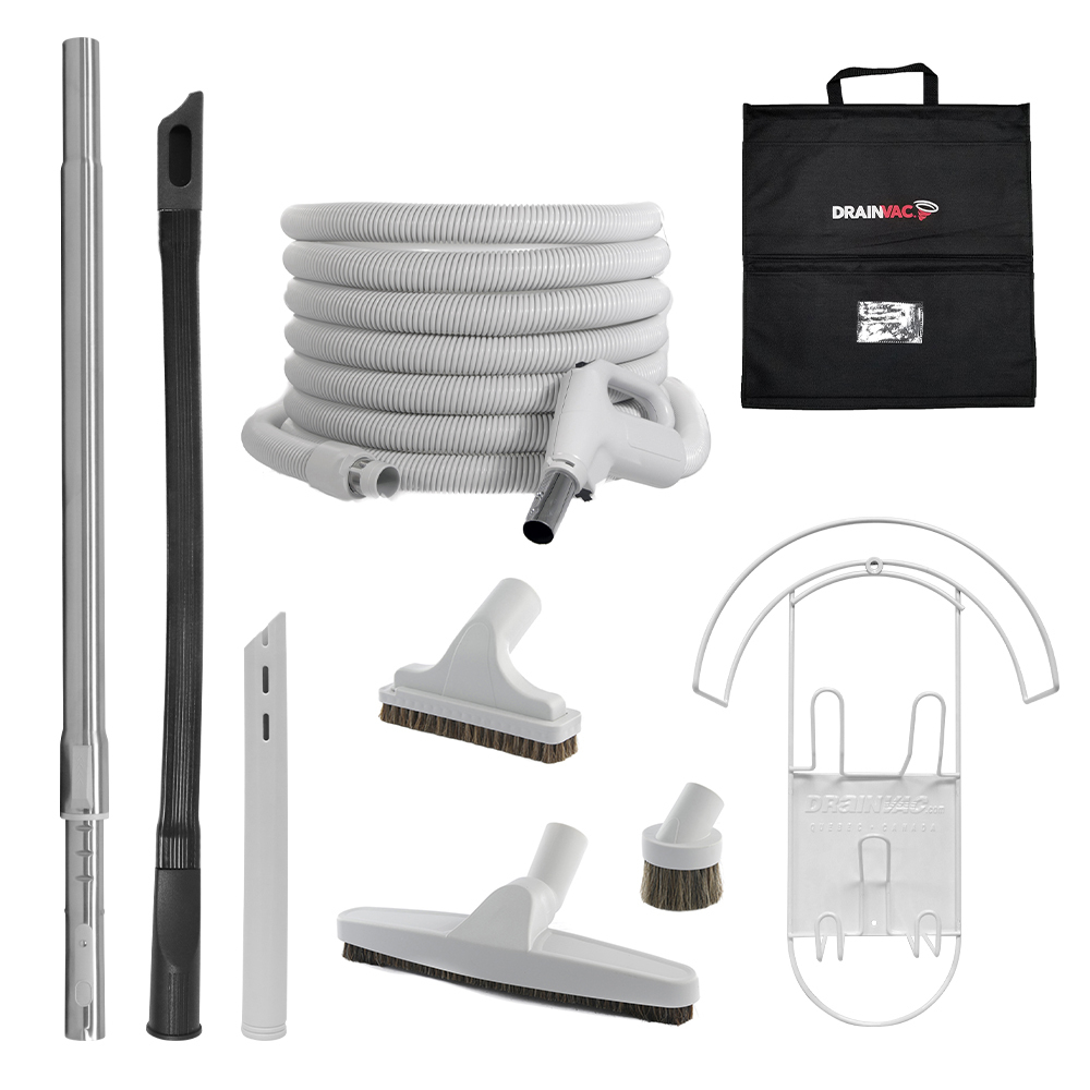 Central vacuum accessory kit - Premium