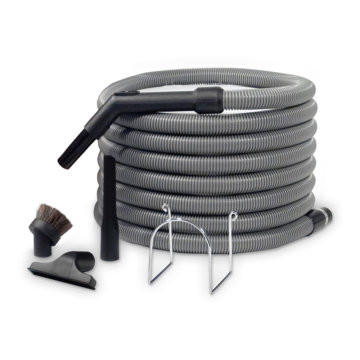 Central vacuum garage accessory kit