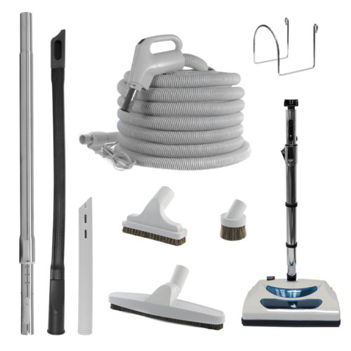 Central vacuum accessory kit - Standard with electric brush | Central vacuum accessory kit - Standard with electric brush